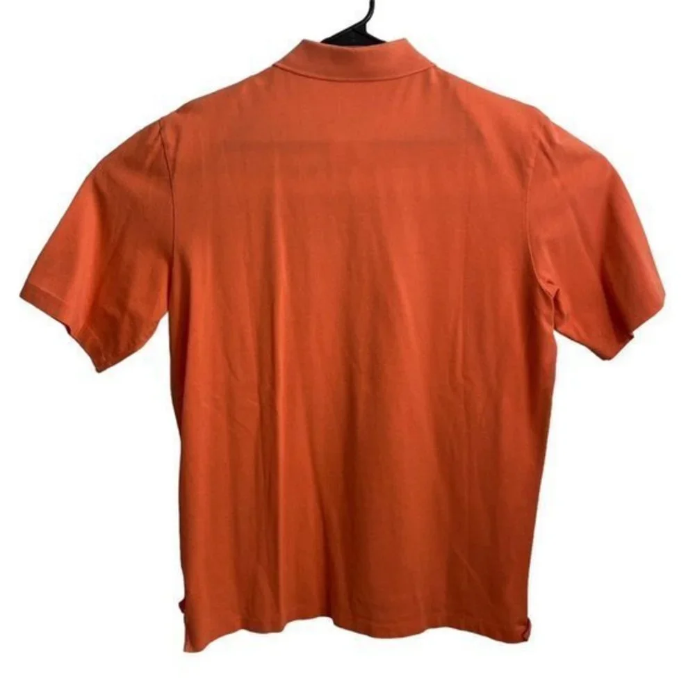 Polo Ralph Lauren Golf Shirt Men's Size L‎ Coral Embroidered Sea Island